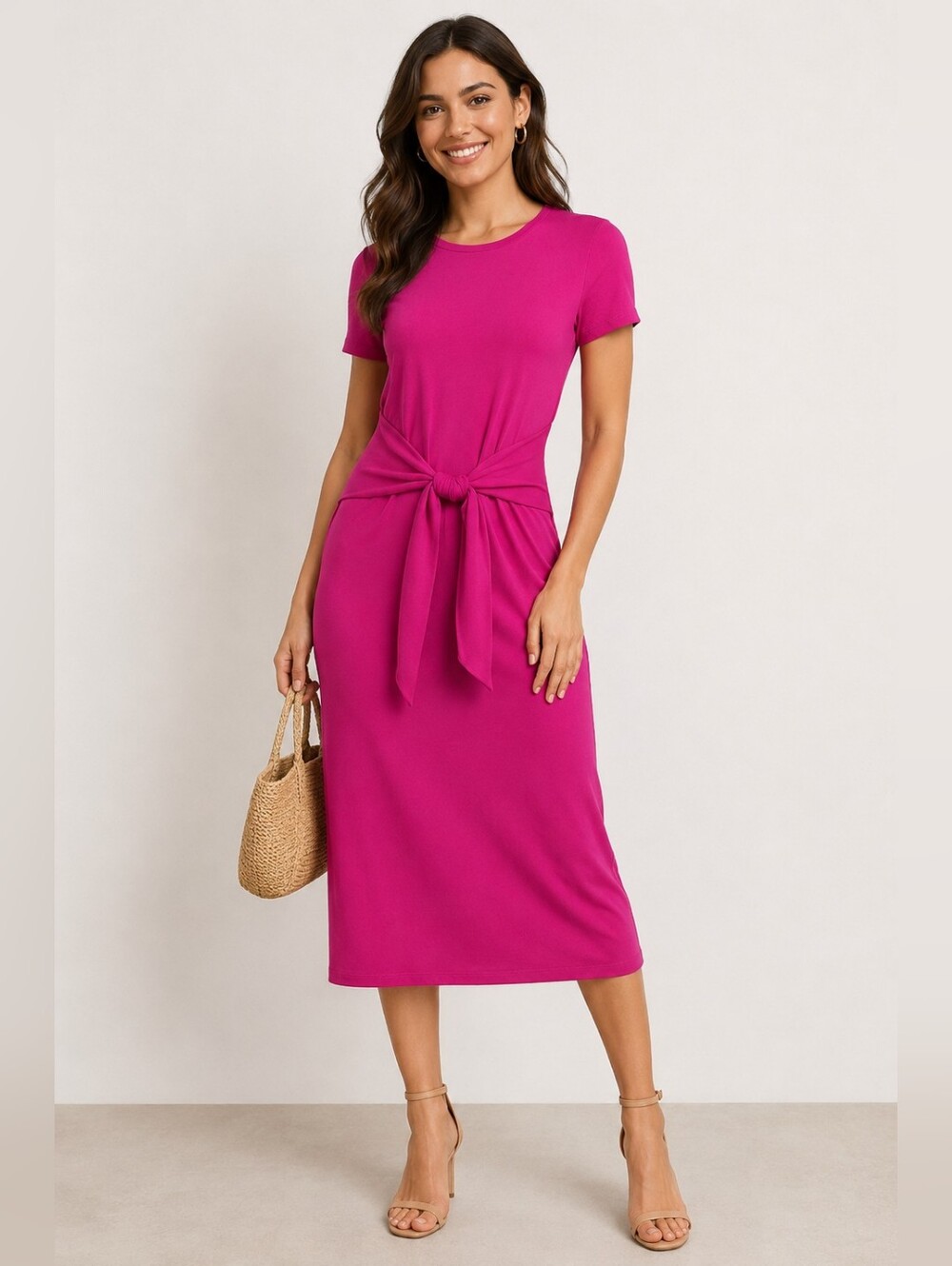 Time and Tru waist tie dress